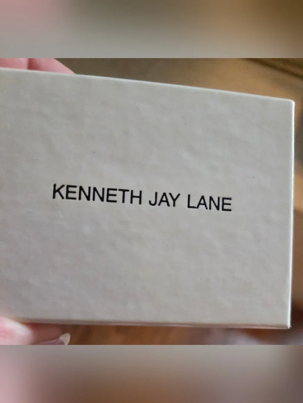 Kenneth Jay Lane Vintage Silver and Black Pave Crystal Button Clip On Earrings - Picture 2 of 2